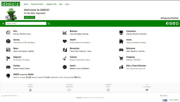 Mengapa DMOZ jadi patokan evaluasi Website di SERP