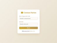 Aplikasi Catatan Harian PHP 8.4 (Personal Digital Journal App)